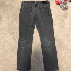 Levi 511 slim fit distressed jeans